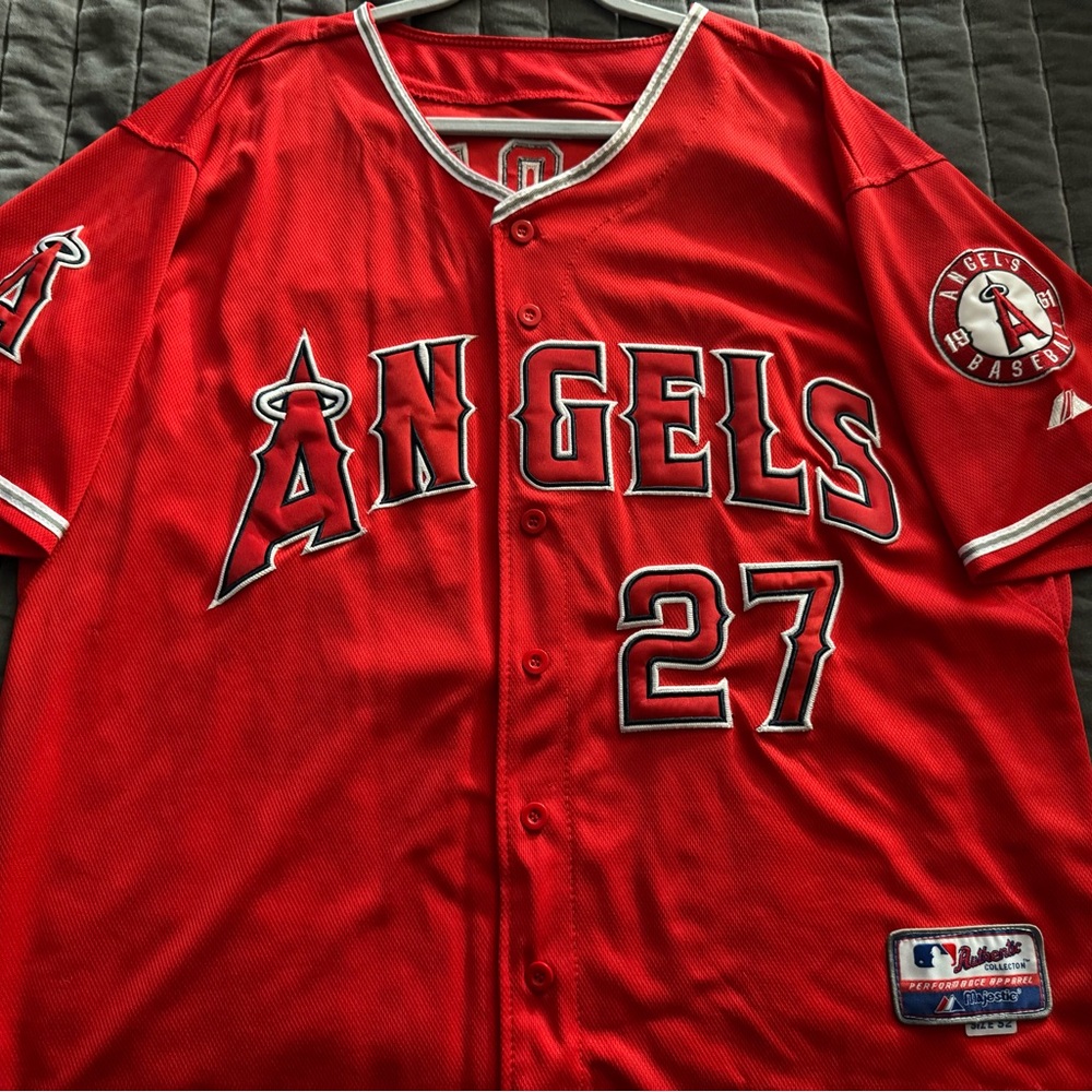 Men’s Los Angeles Angels Mike Trout Jersey